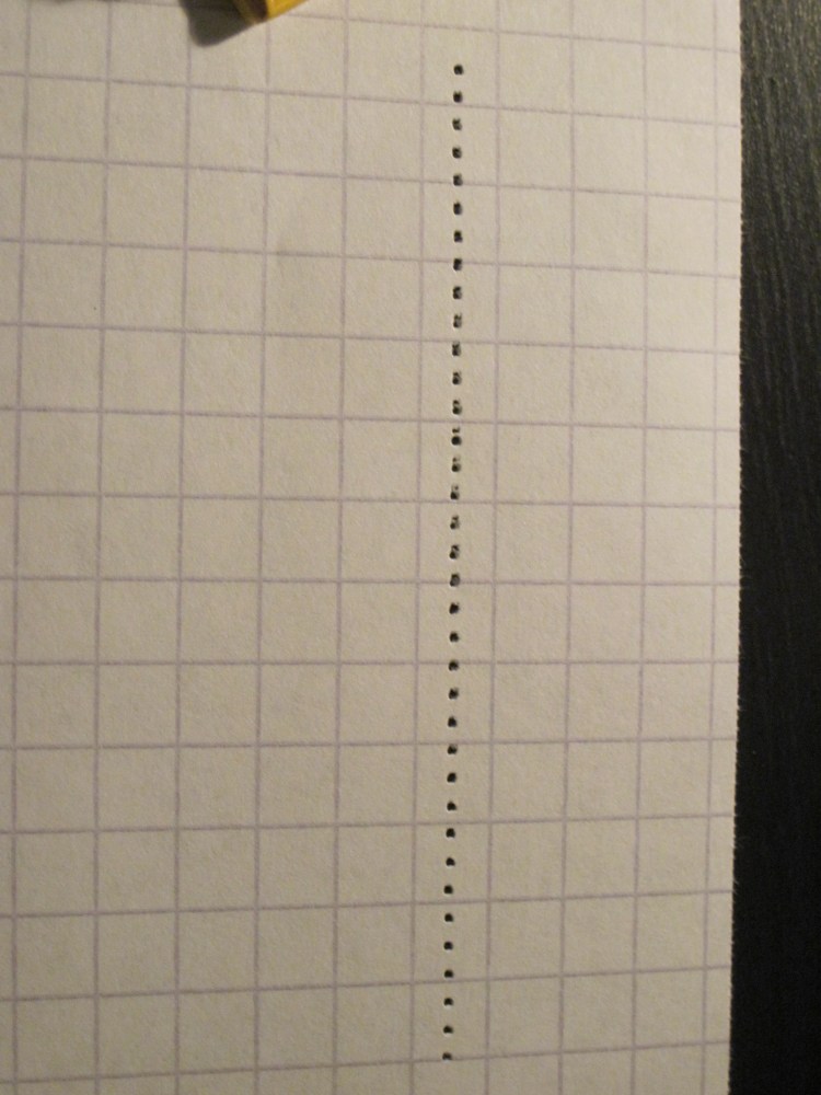 It's really easy with a low speed