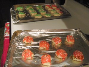 Almond pieces instead of sprinkles