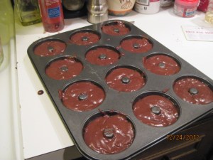 The pouring got a little messy...