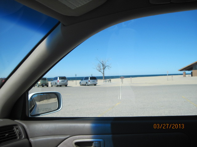 Blue skies and blue waves